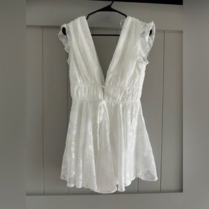 Lulus white floral romper